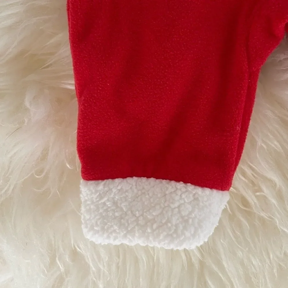 Carter’s Baby Red Santa Fleece Jumpsuit
